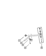 « 4656513AA – Front Suspension : Barre Stabilisatrice Collier pour Mopar Image »