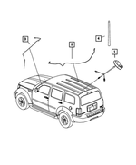 56040837AD - Instrument Panel and Radios and Consoles: Satellite Radio Cable for Mopar Image