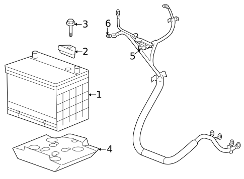 Battery for 2006 Pontiac Montana #0