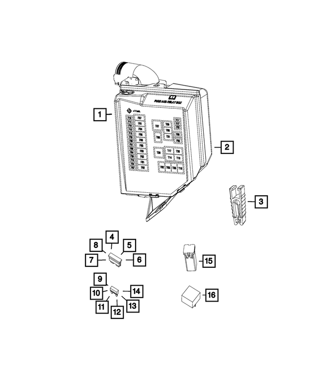 68200486AA - Electrical: Maxi Relay for Mopar Image