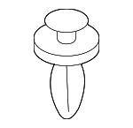 91503SZ5003 - Body: Trim Molding Clip for Honda: Civic, Odyssey, Pilot, Ridgeline Image