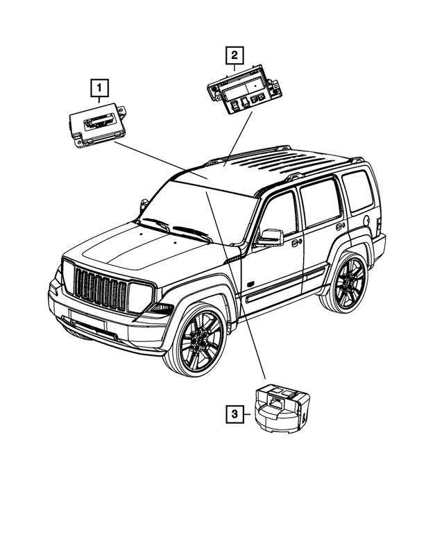 68020277AJ - Electrical: Full Open Roof Ecu Module for Mopar Image