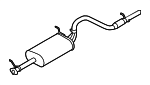 1430067D40 - : Muffler &amp; Tail Pipe for Suzuki Image