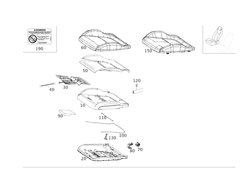 Right Seat for 2020 Mercedes-Benz SLC300 #0