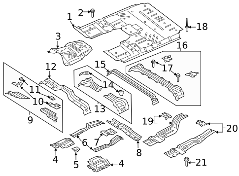 Floor & Rails for 2023 Ford Expedition #0