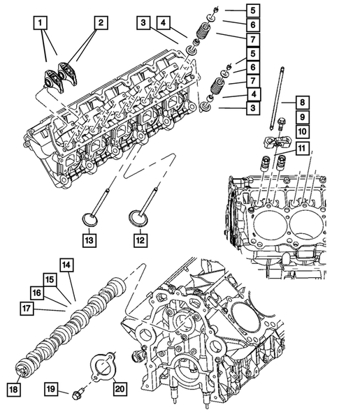 Camshafts & Valves for 2006 Dodge Ram 1500 #0