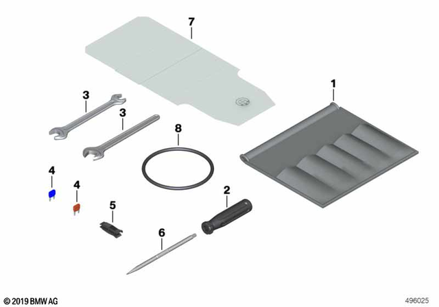 71117692709 - Parts and Accessories for Engine / Chassis: Tool Bag -  for BMW-Motorrad Image