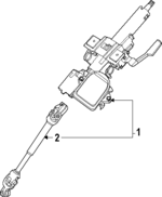 488057LF2C - : Column Assembly-Steering for Nissan: Kicks Image