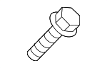 LR122427 - Exhaust: Cross Over Pipe Screw for Land Rover: Range Rover, Range Rover Sport Image