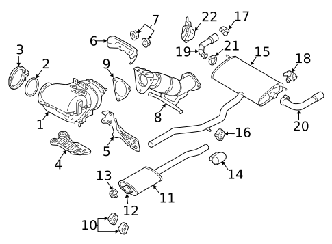 Exhaust Components for 2021 Volvo V90 #0