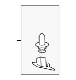 KB3Z00817B - : Headliner Retainer for Ford: Ranger Image