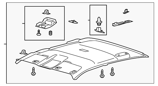 2019-2023 Ford Ranger Headliner KB3Z-2651916-AA | FordPartsOnSale.com