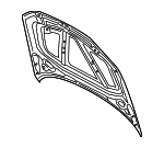 8V0823029D - : Hood for Audi: A3 Sportback e-tron Image