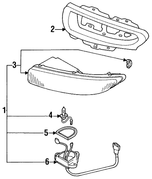 Fog Lamps for 1994 Mazda MX-6 #0