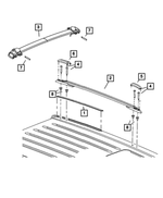 5174361AA - Body Sheet Metal Except Doors: Pin-lock Pin for Mopar Image