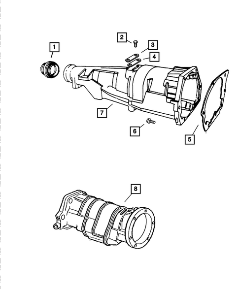 Case and Extension for 2002 Dodge Dakota #3