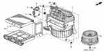 79308SDAA01 - Electrical/Exhaust/Heater/Fuel: SEAL, BLOWER (OUTER) for Honda Image