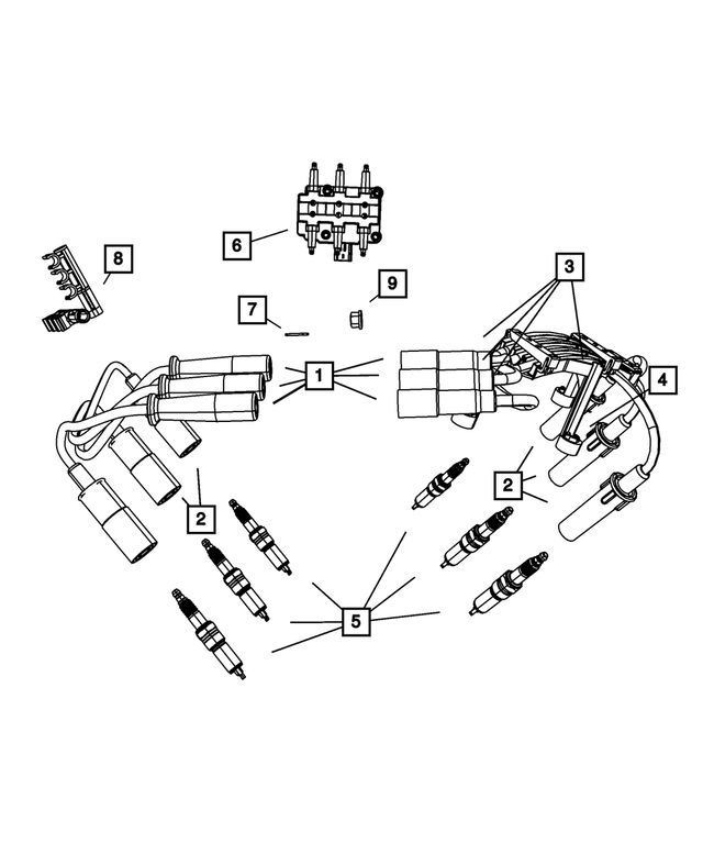 6506202AA - Electrical: Double Ended Stud for Mopar Image image