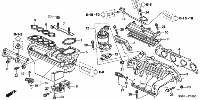 Intake Manifold for 2005 Honda Civic #0