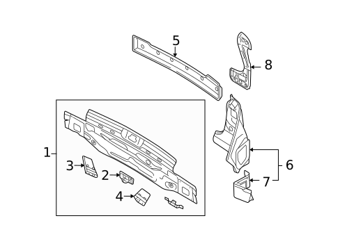 Rear Body for 2012 Volkswagen Golf R #0