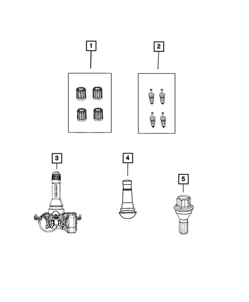 Tire Monitoring System for 2025 Jeep Compass #0