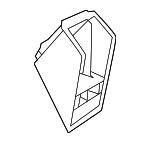 68309093AA - Body: Coat Hook Bracket for Mopar Image
