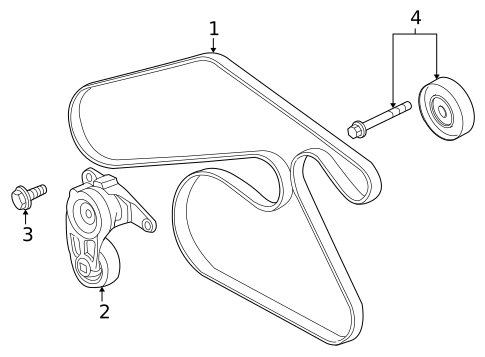 Belts & Pulleys for 2012 GMC Terrain #0