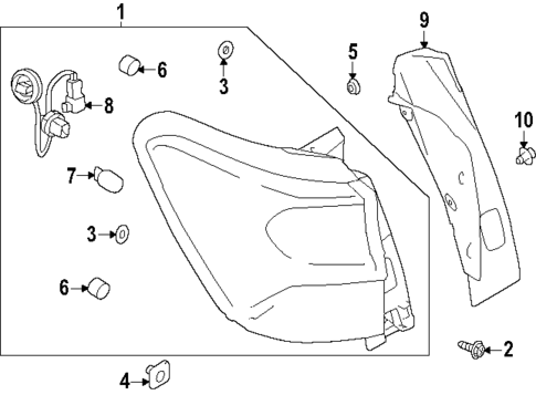 Tail Lamps for 2025 Subaru Forester #0