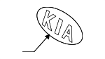 863533W500 - Body: Emblem for Kia: Sedona, Sorento, Sportage, Telluride Image
