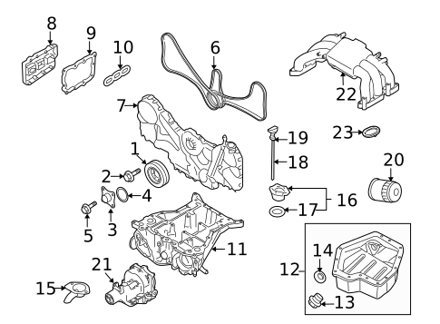 Engine Parts for 2012 Subaru Legacy #0