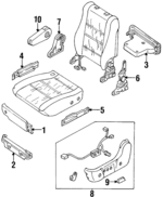 8971510155 - : Recline Cover for Isuzu Image