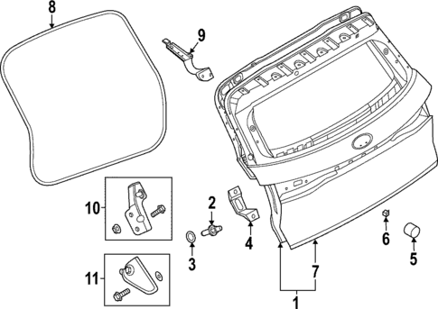 Gate & Hardware for 2024 INFINITI QX60 #0