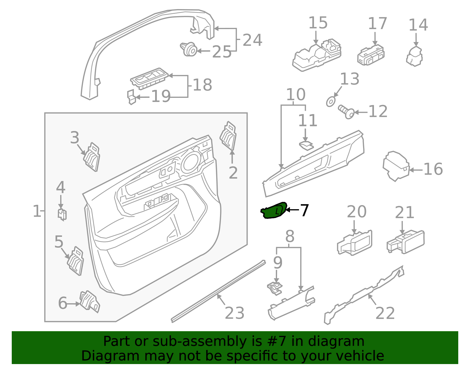 31407693 - High-Quality Interior Door Handle for 2019-2026 Volvo ...