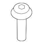 61317682091 - Body: Cup Holder Screw for BMW: 1 Series M, 128i, 135i, 135is Image