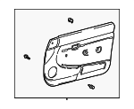 6761004040B0 - Body: Door Trim Panel for Toyota: Tacoma Image