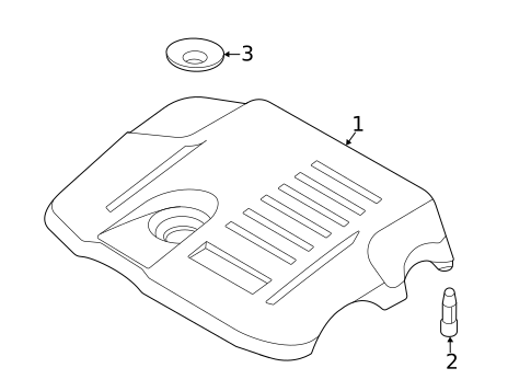 Engine Appearance Cover for 2020 Land Rover Defender 110 #0