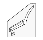 87731R6000CA - Body: Body Side Molding for Hyundai Image