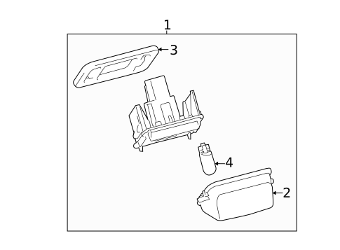 License Lamps for 2012 Toyota Prius C #0