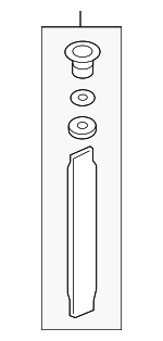 80101T4PJ01 - : Drier Dessicant Bag for Honda: Accord, Civic, Clarity Image