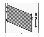 80110TRWA02 - : 2018-2021 Honda Clarity - Condenser for Honda: Clarity Image