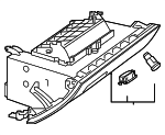 24768080009051 - Body: Glove Box Assembly for Mercedes-Benz Image