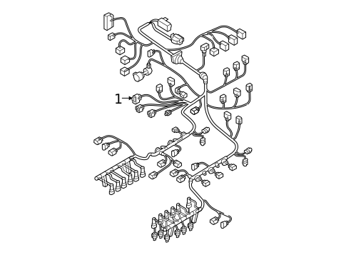 Wiring Harness for 2009 Audi A5 Quattro #0