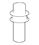 F5RZ17K657A - Body: Splash Shield Retainer Nut for Ford Image