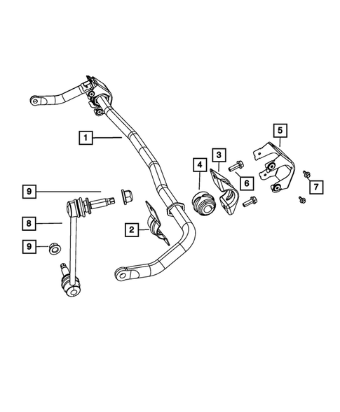 Front Stabilizer Bar for 2010 Dodge Challenger #0