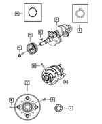 68002690AA - 2.4L Gas; Engine: Engine Crankshaft Kit for Mopar Image