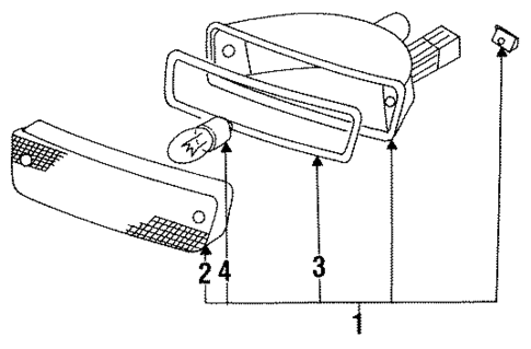 Bulbs - Chassis for 1994 Mitsubishi Expo #2