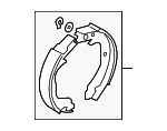 26694FG010 - Brakes: Park Brake Shoes for Subaru Image