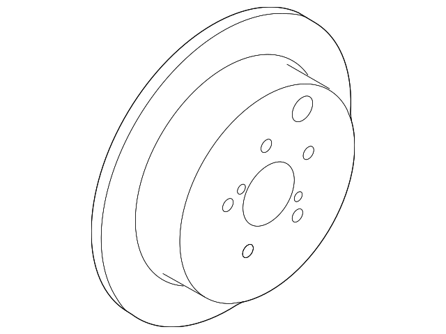 Disc Brake Rotor Rear 26700FG010 | Subaru Parts Guys