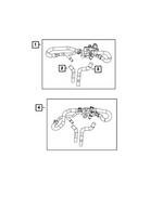 68727854AA - Air Conditioners and Heaters: Heater Hose for Dodge: Durango Image