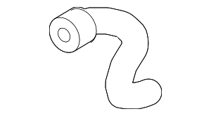 17227575390 - Cooling System: Coolant Hose for BMW: 750i, 750i xDrive, 750Li, 750Li xDrive, 760Li Image